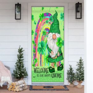 Shamrock Gnome Door Cover, St Patrick’s Day&hellip;