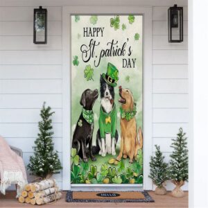 St Patrick’s Day Dog Door Cover, Gift&hellip;
