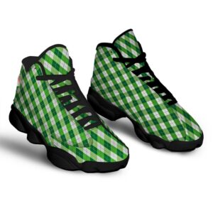 St Patrick s Day Shoes Plaid Saint Patrick s Day Print Pattern Black Basketball Shoes 2 hvgvjf.jpg