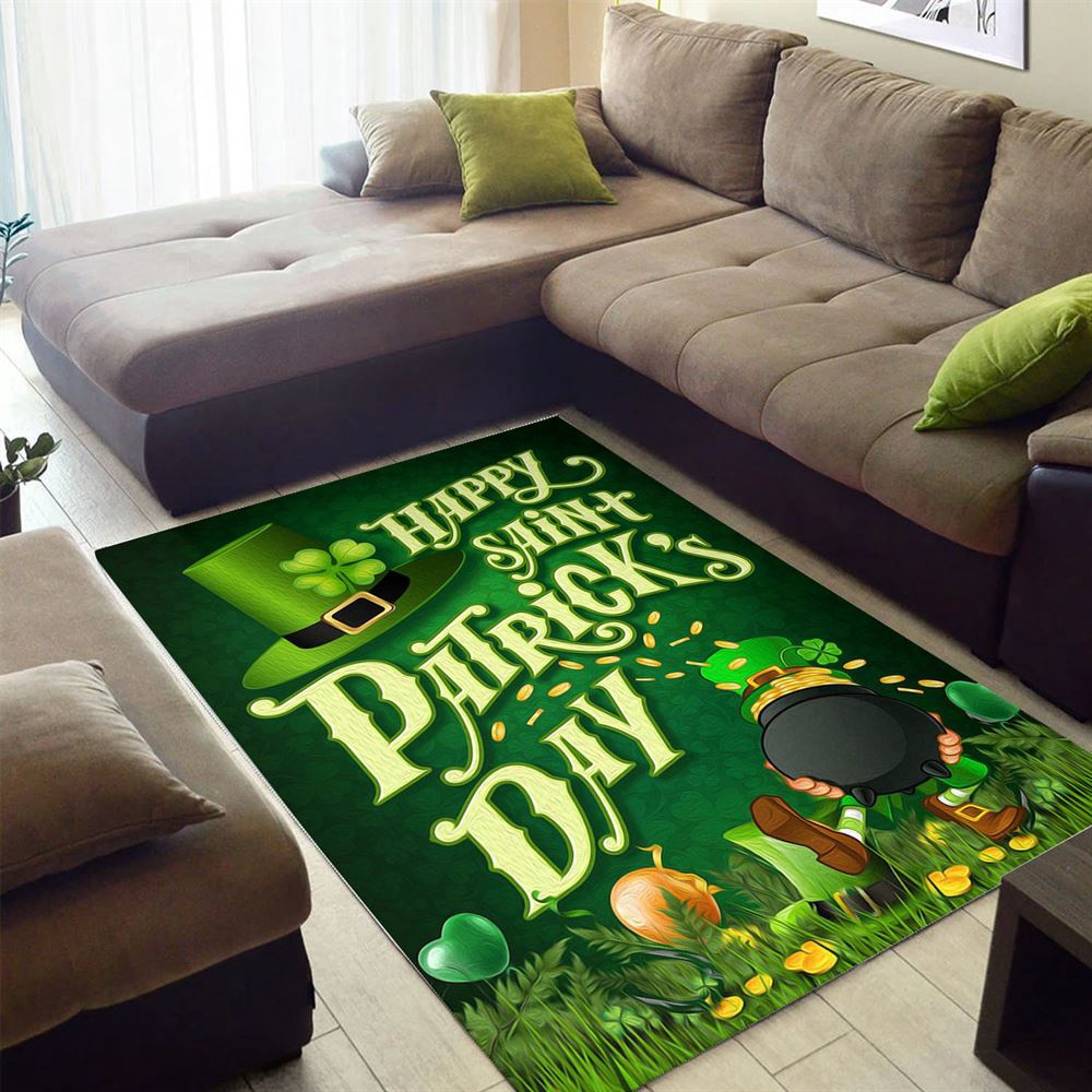 St Patricks Day Rug, America Forever Luck Of The Irish Rug