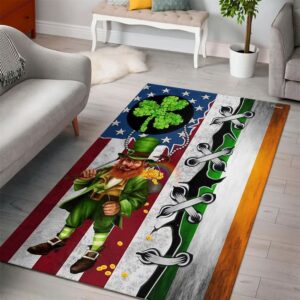 St Patricks Day Rug, Leprechaun St Patrick’s&hellip;