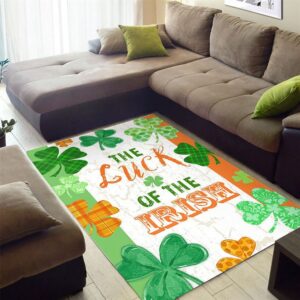 St Patricks Day Rug Luck of the Irish CloversRug 2 mhgvqr.jpg