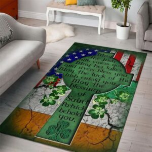 St Patricks Day Rug, May The Blessings&hellip;