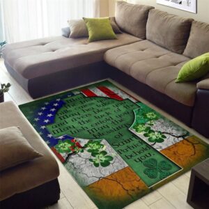 St Patricks Day Rug May The Blessings Of Saint Patrick Behold You Irish Rug 2 w6sm7x.jpg
