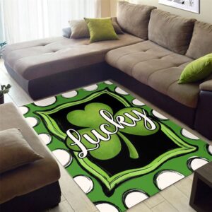 St Patricks Day Rug Welcome St Patrick s Day Polka Dot Lucky Shamrock Clover Rug 2 x98qcp.jpg