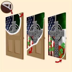 The Irish Celtic Cross St Patrick s Door Cover St Patrick s Day Door Cover St Patrick s Day Door Decor 3 v4p1y0.jpg
