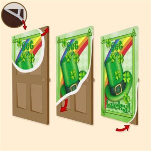 Toland Door Cover Get Lucky Leprechaun St Patrick s Day Door Cover St Patrick s Day Door Decor 3 qhhhnv.jpg