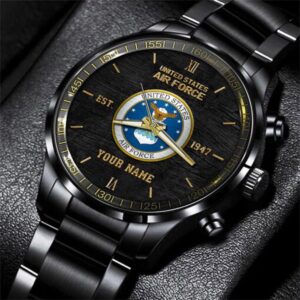 US Air Force Black Fashion Watch Custom&hellip;