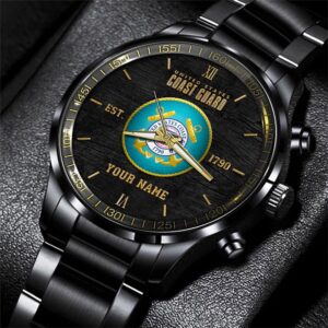 US Coast Guard Black Fashion Watch Custom&hellip;