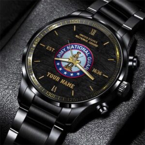 US National Guard Black Fashion Watch Custom&hellip;