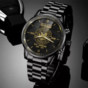 US Veteran Watch Custom Name And Year,&hellip;