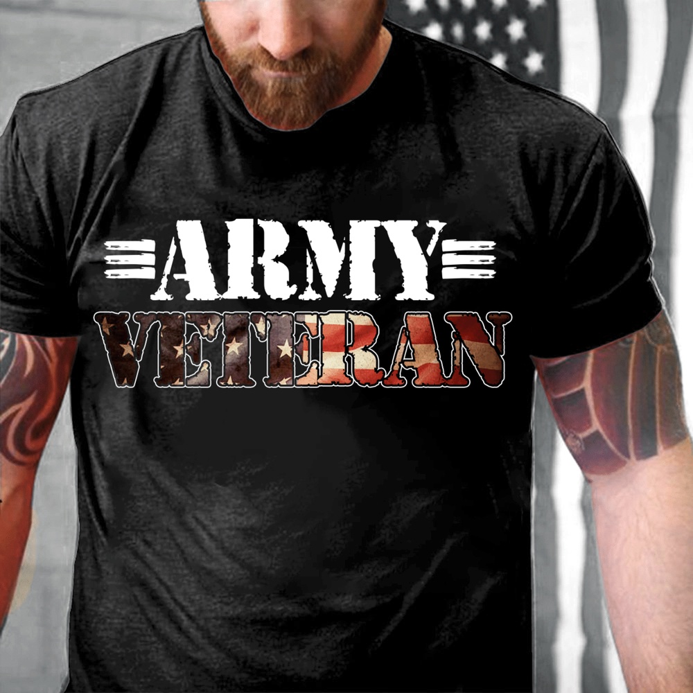 Veteran T Shirt, Army Veteran Shirt Proud US Army Veteran T-Shirt, Veterans Day Shirts