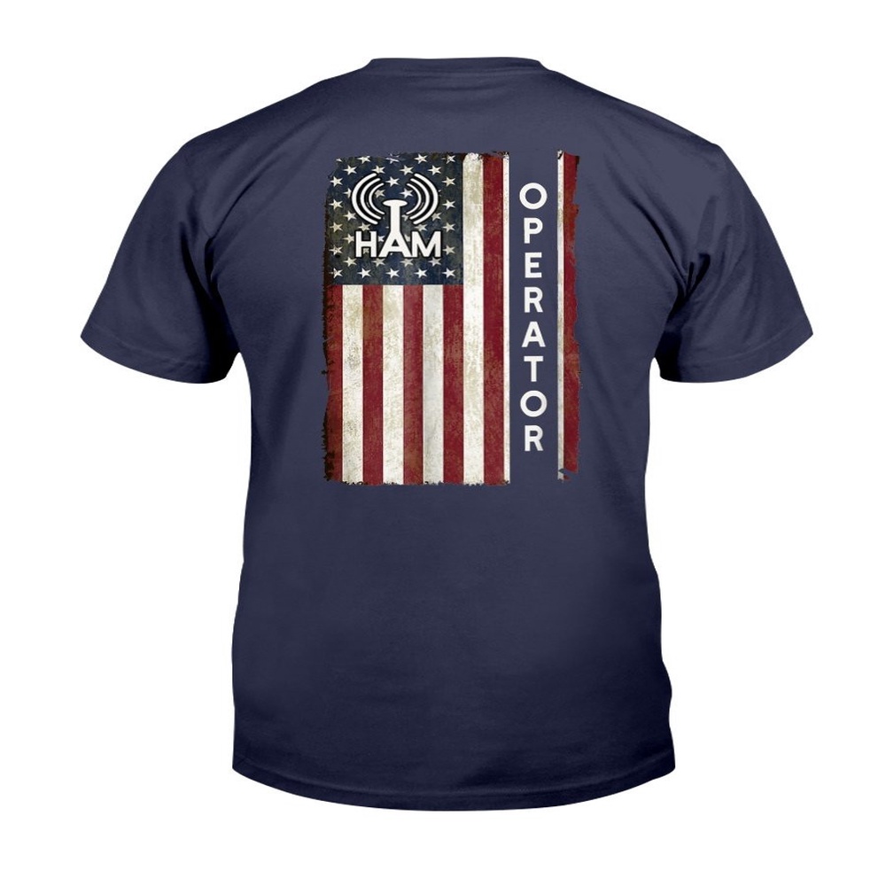 Veteran T Shirt, Ham Radio Operator Shirt 4th July American Flag Veteran T-Shirt, Veterans Day Shirts