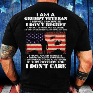 Veteran T Shirt, I Am A Grumpy&hellip;