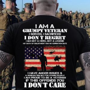 Veteran T Shirt, I Am A Grumpy&hellip;