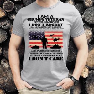 Veteran T Shirt, I Am A Grumpy&hellip;