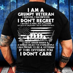 Veteran T Shirt, I Am A Grumpy&hellip;