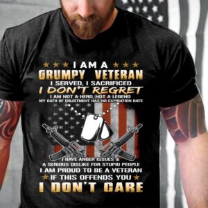 Veteran T Shirt, I Am A Grumpy&hellip;