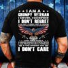 Veteran T Shirt, I Am A Grumpy Veteran I Served I Sacrificed I Don’t Regret T-Shirt Veteran Shirts, Veterans Day Shirts