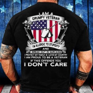 Veteran T Shirt, I Am A Grumpy&hellip;