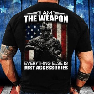 Veteran T Shirt, I Am The Weapon&hellip;