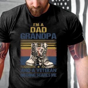 Veteran T Shirt, I’m A Dad Grandpa&hellip;