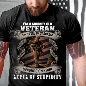 Veteran T Shirt, I’m A Grumpy Old&hellip;