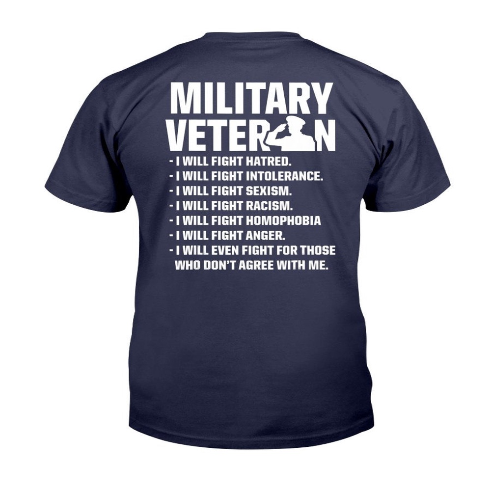 Veteran T Shirt, Military Veteran I Will Fight Anger T-Shirt, Veterans Day Shirts