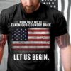 Veteran T Shirt, Never Underestimate The Tenacious Power Of Grandpa Who Is Also A U.S. Veteran T-Shirt, Veterans Day Shirts