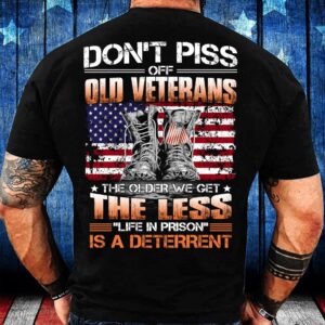 Veteran T Shirt, Old Veterans The Older&hellip;
