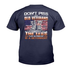 Veteran T Shirt, Old Veterans The Older&hellip;