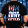 Veteran T Shirt, Proud Army National Guard Dad Shirt Usa Veteran Military T-Shirt Veterans Gifts For Dad, Veterans Day Shirts