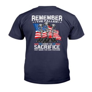 Veteran T Shirt Remember The Fallen I Honor The Sacrifice Veteran Gift T Shirt Veterans Day Shirts 2 ifloqp.jpg