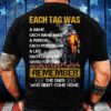 Veteran T Shirt, Remember The Fallen I Honor The Sacrifice Veteran Gift T-Shirt, Veterans Day Shirts