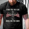 Veteran T Shirt, Stand For The Flag Kneel For The Cross Veteran Day T-Shirt, Veterans Day Shirts