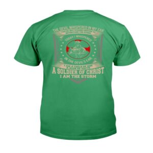 Veteran T Shirt, The Devil Whispered In&hellip;