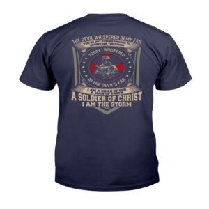 Veteran T Shirt, The Devil Whispered In&hellip;
