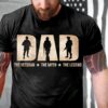 Veteran T Shirt, The Title Veteran Can Not Be Inherited Nor Purchased T-Shirt, Veterans Day Shirts