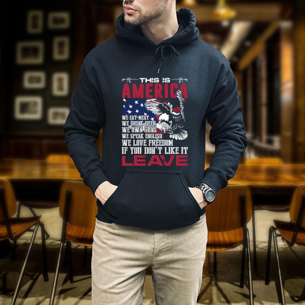 Veteran T Shirt, This Is America If You Don’t Like It Leave T-Shirt, Veterans Day Shirts