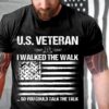 Veteran T Shirt, U.S. Veteran And Grandpa My Oath Of Enlistment Has No Expiration Date T-Shirt, Veterans Day Shirts