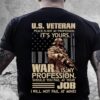 Veteran T Shirt, U.S. Veteran And Grandpa My Oath Of Enlistment Has No Expiration Date T-Shirt, Veterans Day Shirts