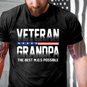 Veteran T Shirt, Veteran Grandpa The Best&hellip;