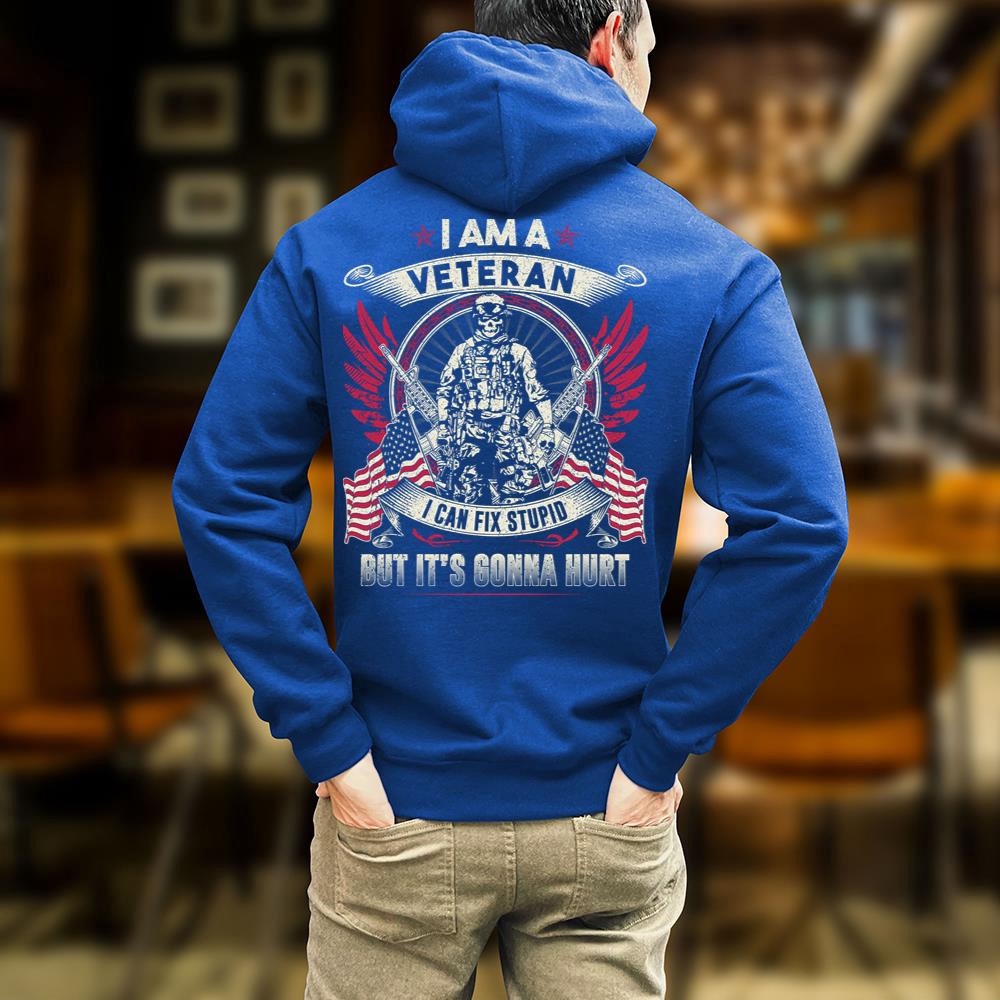 Veteran T Shirt, Veteran I Can Fix Stupid T-Shirt, Veterans Day Shirts