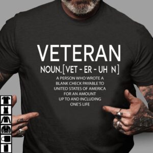 Veteran T Shirt, Veteran Noun Shirt Veterans&hellip;