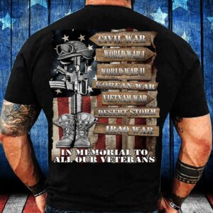 Veteran T Shirt, Veteran Shirt In Memorial&hellip;