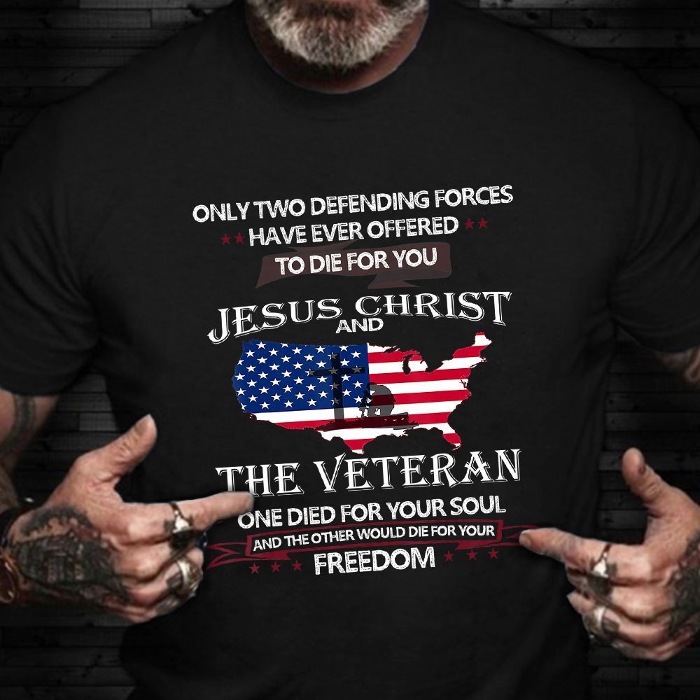 Veteran T Shirt, Veteran T-Shirt Faith Christian Patriotic Good Veterans Day 2024 Gifts, Veterans Day Shirts