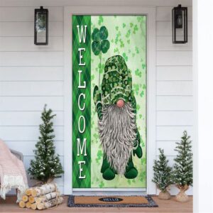 Vintage Green Gnome Door Cover, St Patrick’s&hellip;