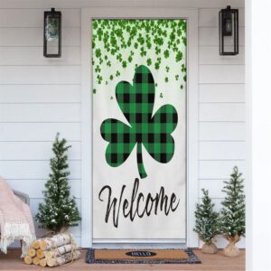 Welcome Door Cover, St Patrick’s Day Lucky&hellip;