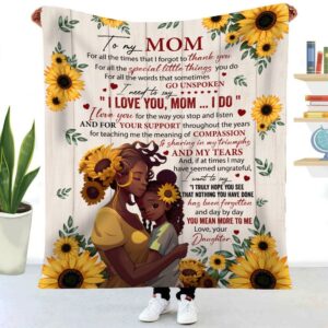 African American Sunflower I Love You Mom&hellip;