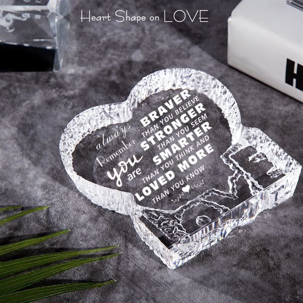 Always Remember You Are Heart Crystal, Mother Day Heart, Mother’s Day Gifts